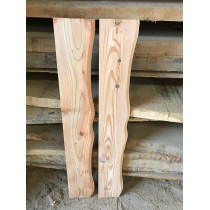 Deckbrett, Lärche mit gefräster Kante, 100x14cm breit, 2cm lang, 2 Stück  Deckbrett, Lärche mit gefräster Kante, 100x14cm breit, 2cm lang, 2 Stück